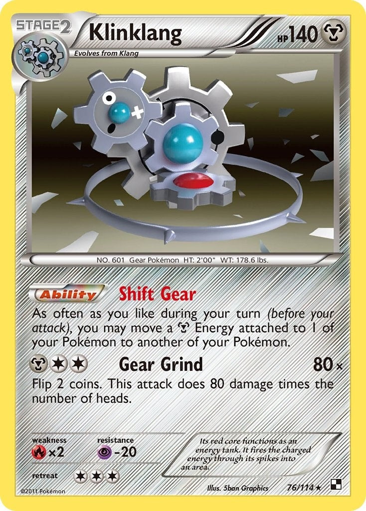 Image for Klinklang (Black and White) (76/114) - Pokemon