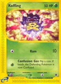 Image for Koffing (Expedition) (114/165) - Pokemon