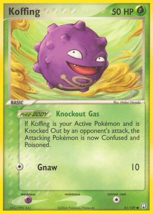 Image for Koffing (Team Rocket Returns) (61/109) - Pokemon