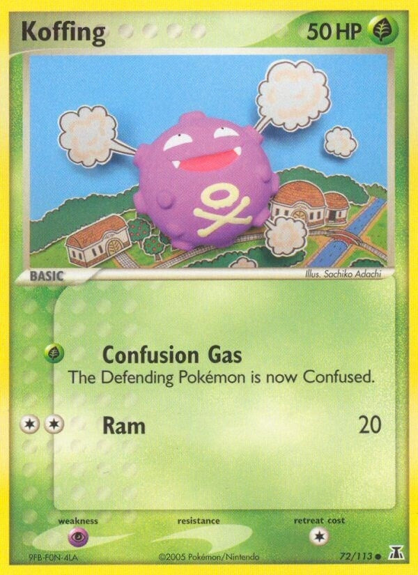 Image for Koffing (Delta Species) (72/113) - Pokemon
