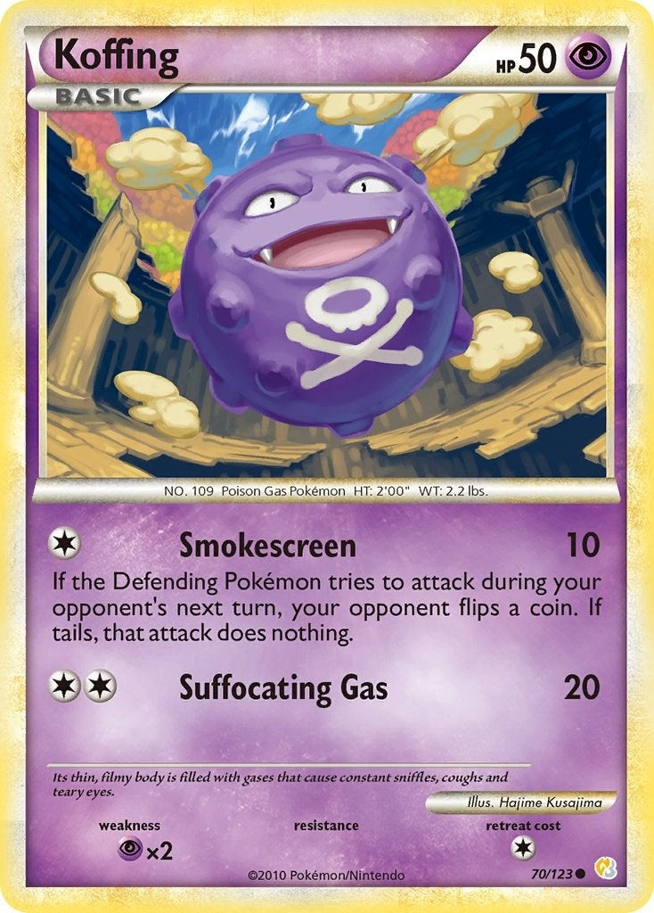 Image for Koffing (HeartGold SoulSilver) (70/123) - Pokemon