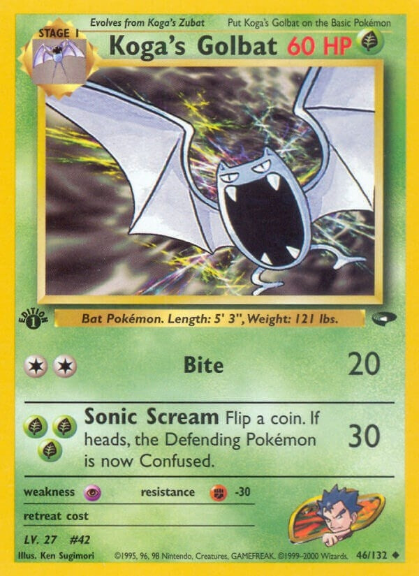 Image for Koga's Golbat (Gym Challenge) (046/132) - Pokemon