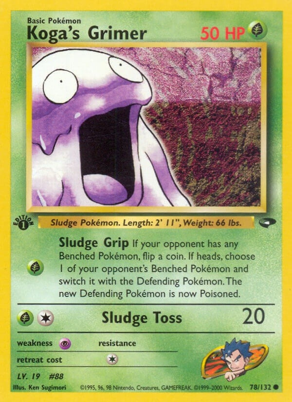 Image for Koga's Grimer (Gym Challenge) (078/132) - Pokemon
