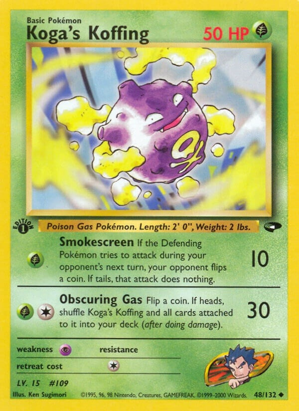 Image for Koga's Koffing (48) (Gym Challenge) (048/132) - Pokemon
