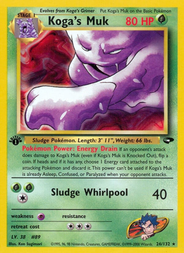Image for Koga's Muk (Gym Challenge) (026/132) - Pokemon
