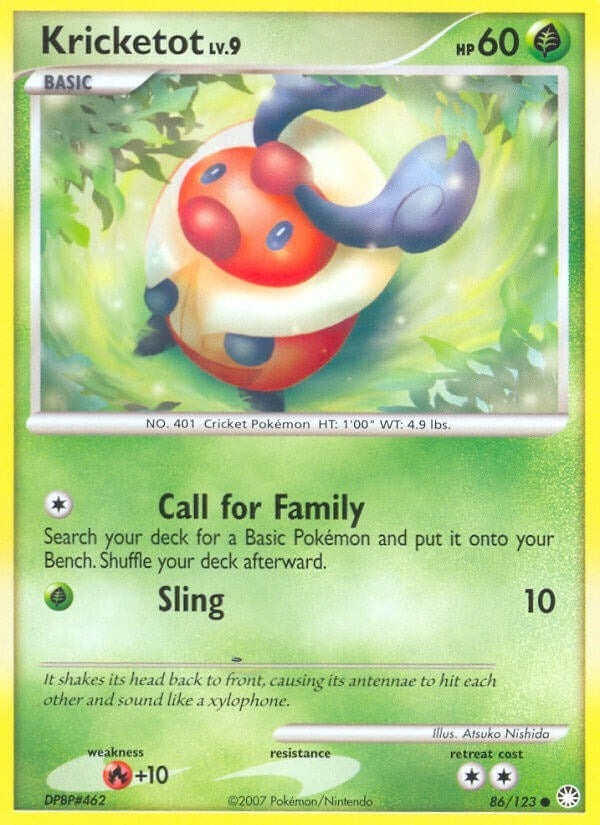 Image for Kricketot (Mysterious Treasures) (86/123) - Pokemon