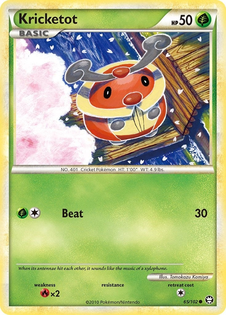 Image for Kricketot (Triumphant) (65/102) - Pokemon