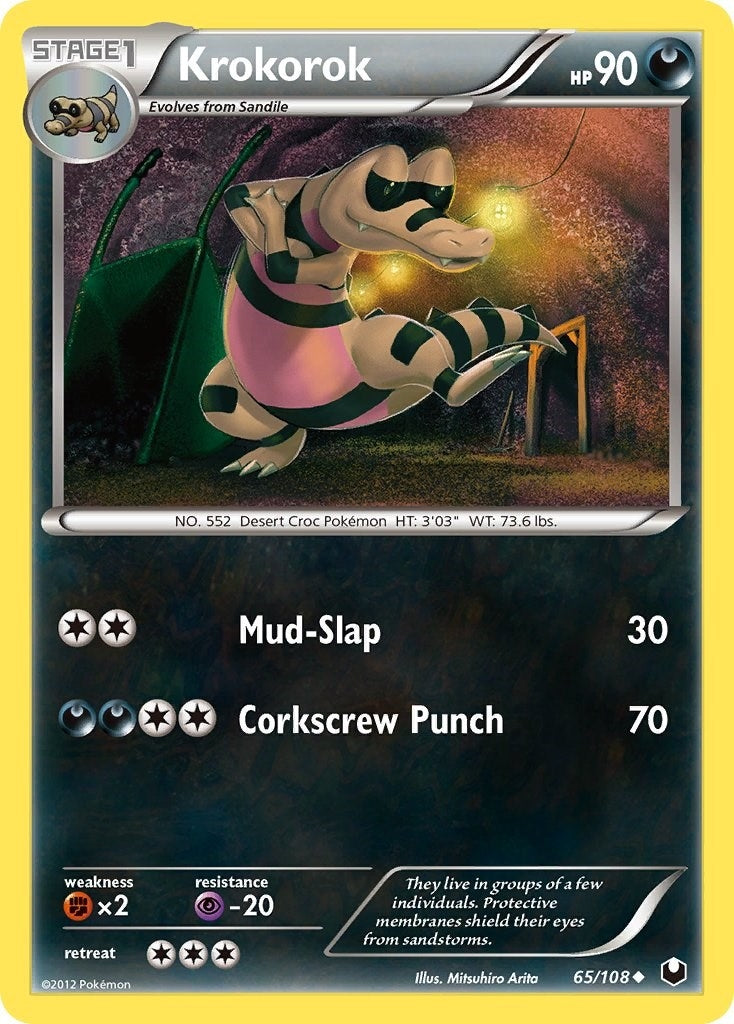 Image for Krokorok (Dark Explorers) (65/108) - Pokemon