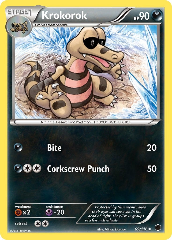 Image for Krokorok (Plasma Freeze) (69/116) - Pokemon