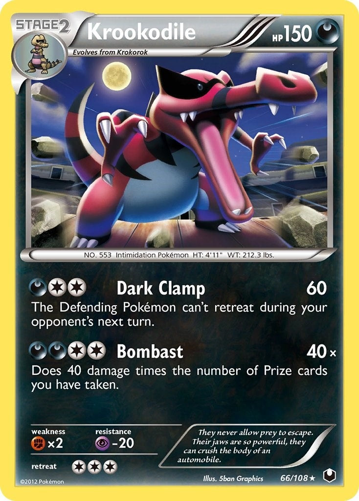 Image for Krookodile (Dark Explorers) (66/108) - Pokemon