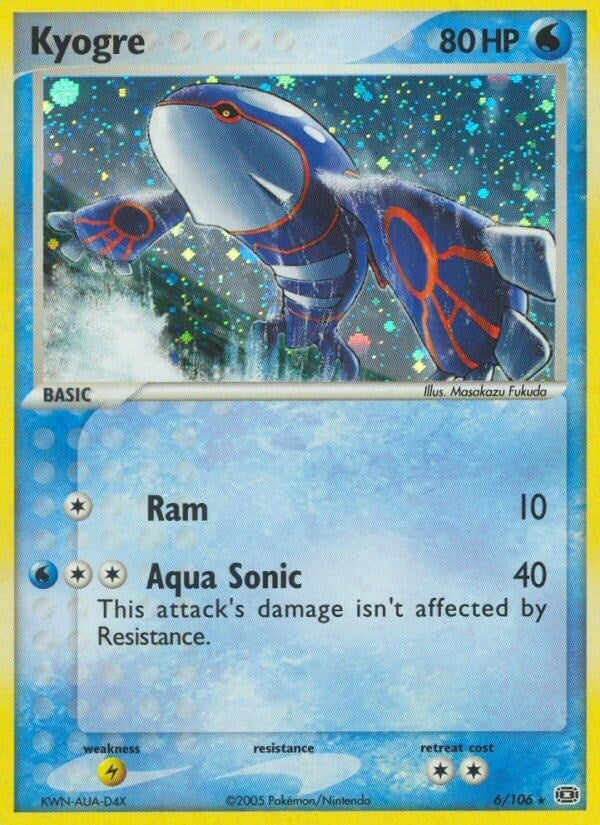 Image for Kyogre (Emerald) (6/106) - Pokemon