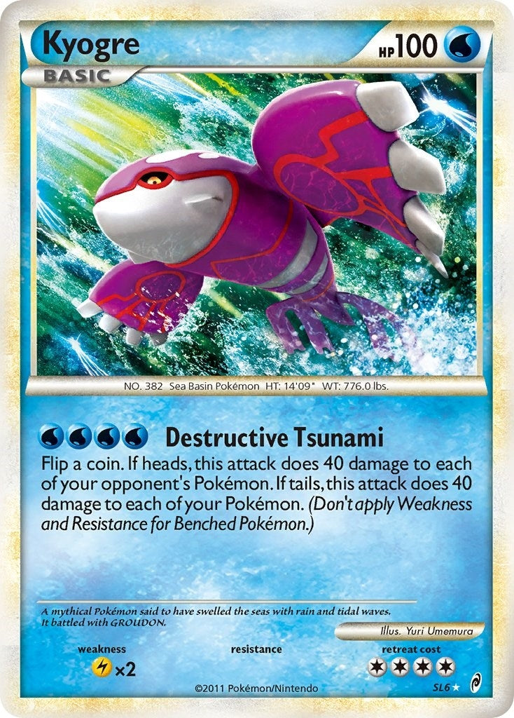 Image for Kyogre (Shiny) (Call of Legends) (SL6) - Pokemon
