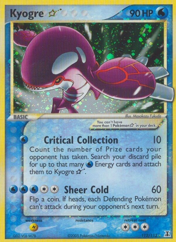 Image for Kyogre Star (Delta Species) (112/113) - Pokemon