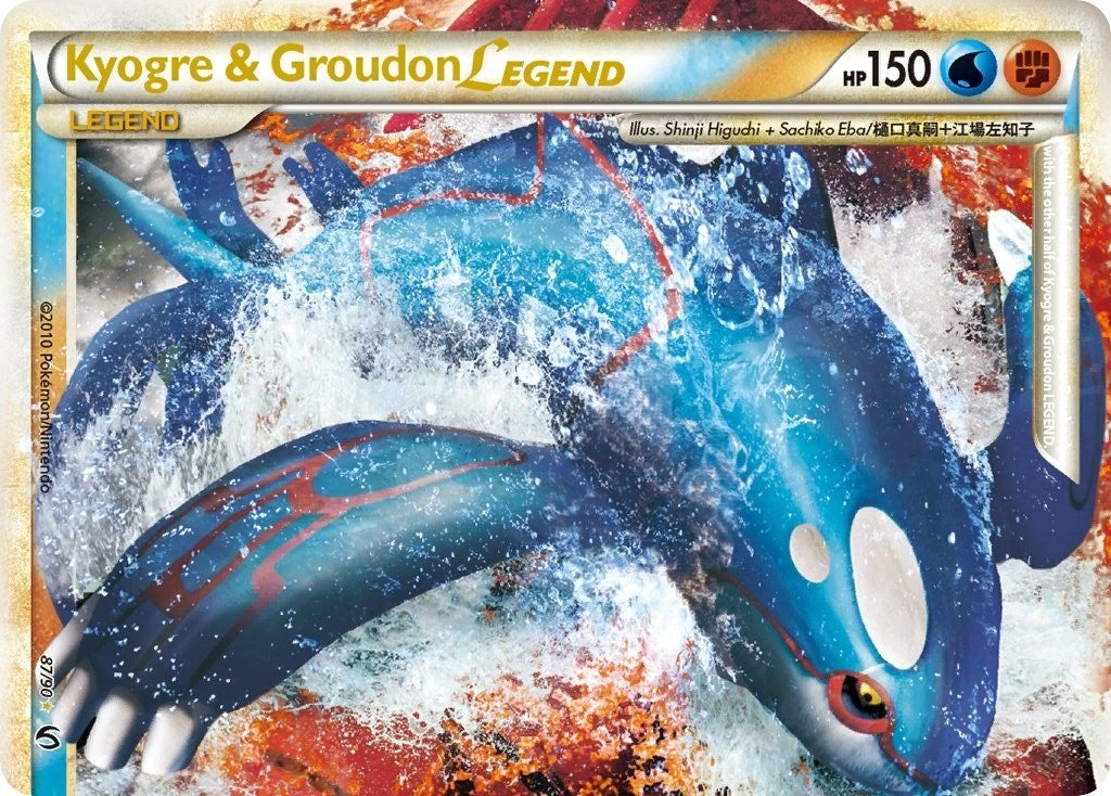 Image for Kyogre & Groudon Legend (Top) (Undaunted) (87/90) - Pokemon