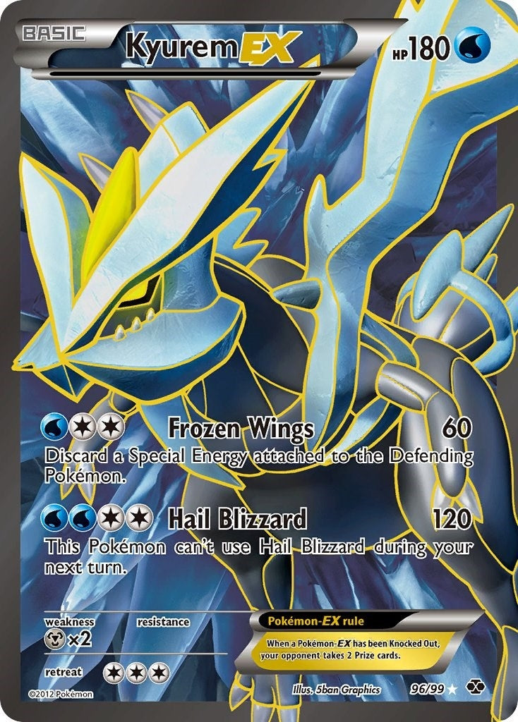Image for Kyurem EX (96 Full Art) (Next Destinies) (96/99) - Pokemon
