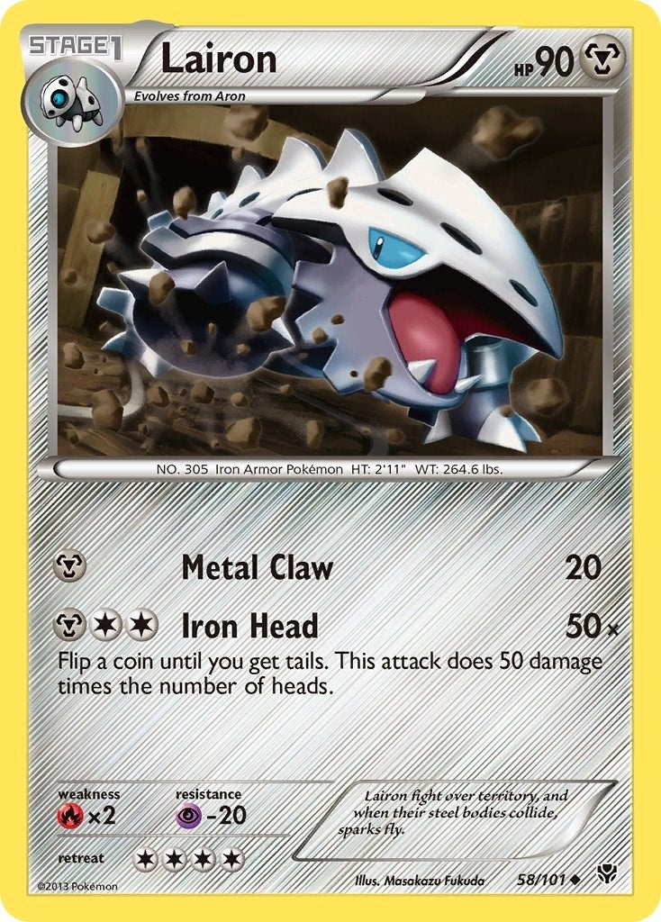 Image for Lairon (Plasma Blast) (58/101) - Pokemon