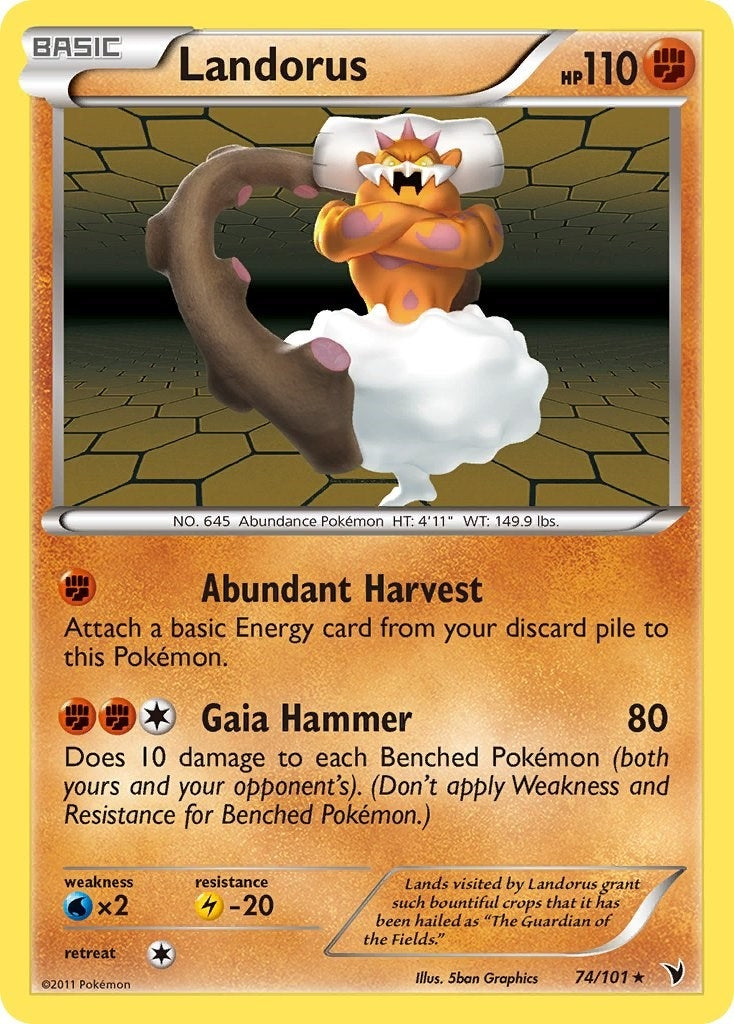 Image for Landorus (Noble Victories) (74/101) - Pokemon