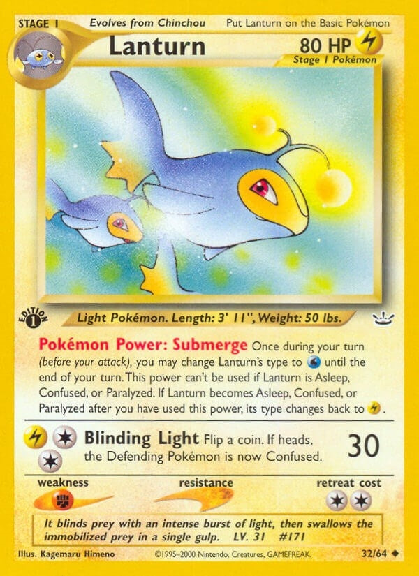 Image for Lanturn (Neo Revelation) (32/64) - Pokemon