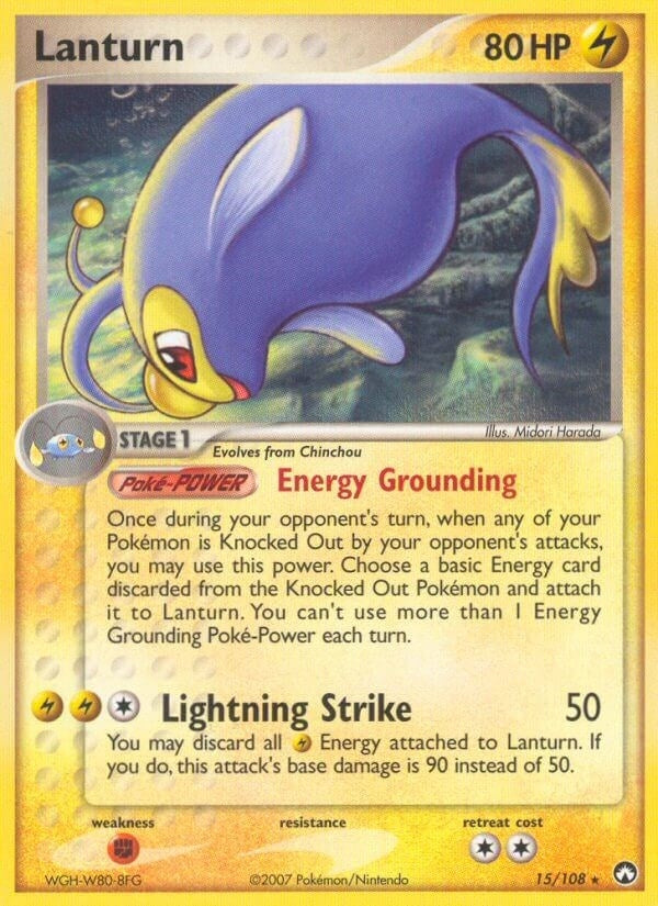 Image for Lanturn (Power Keepers) (15/108) - Pokemon