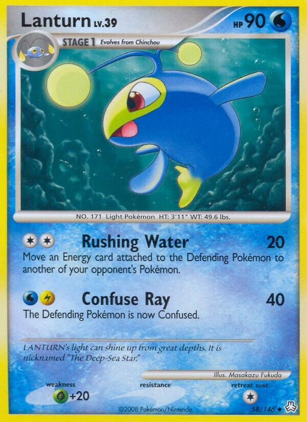 Image for Lanturn (58) (Legends Awakened) (58/146) - Pokemon