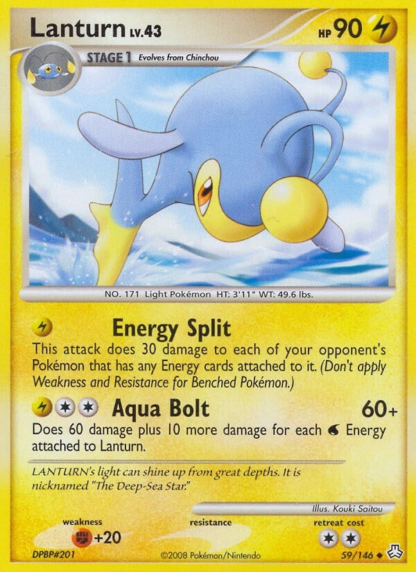 Image for Lanturn (59) (Legends Awakened) (59/146) - Pokemon