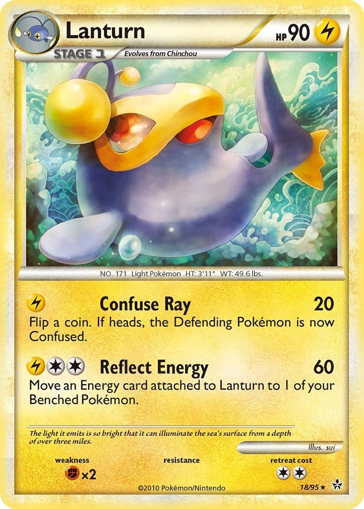Image for Lanturn (Unleashed) (18/95) - Pokemon