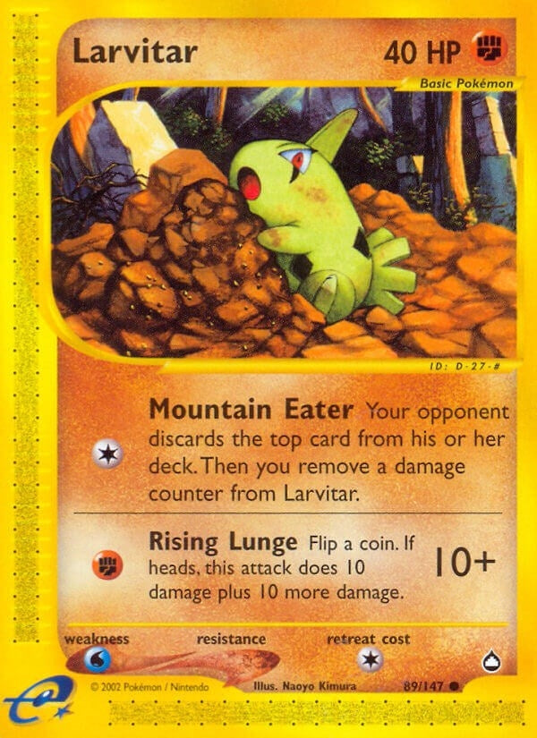 Image for Larvitar (Aquapolis) (089/147) - Pokemon