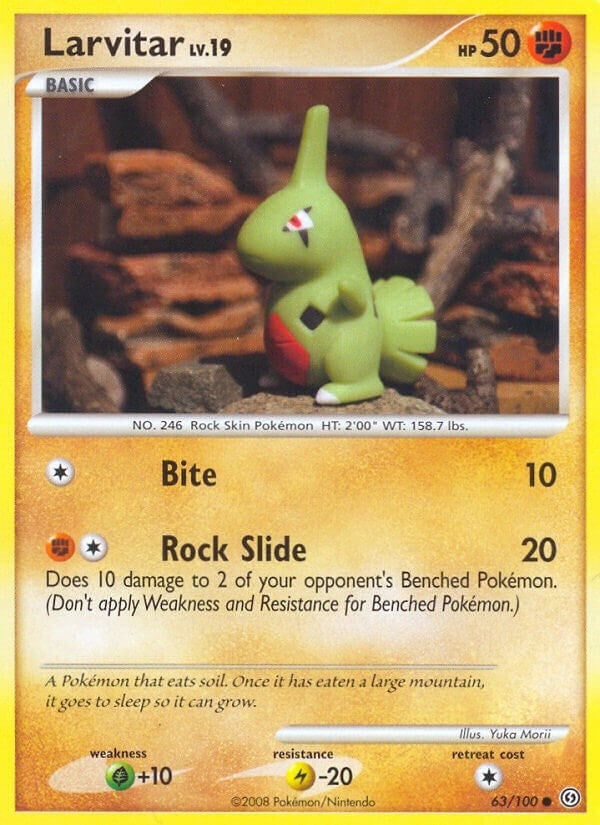 Image for Larvitar (Stormfront) (63/100) - Pokemon