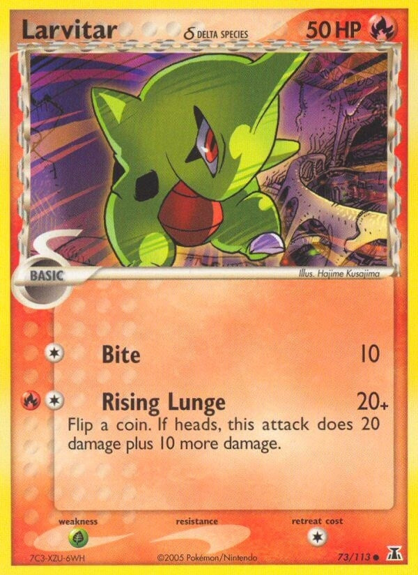 Image for Larvitar (Delta Species) (Delta Species) (73/113) - Pokemon