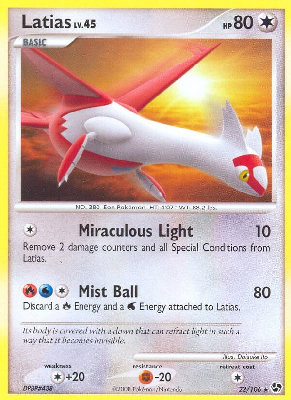Image for Latias (Great Encounters) (22/106) - Pokemon