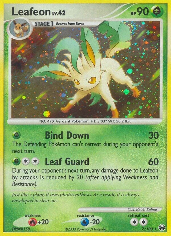 Image for Leafeon (7) (Majestic Dawn) (7/100) - Pokemon