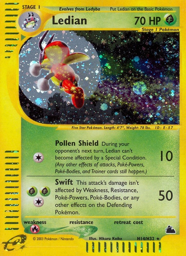 Image for Ledian (H14) (Skyridge) (H14/H32) - Pokemon