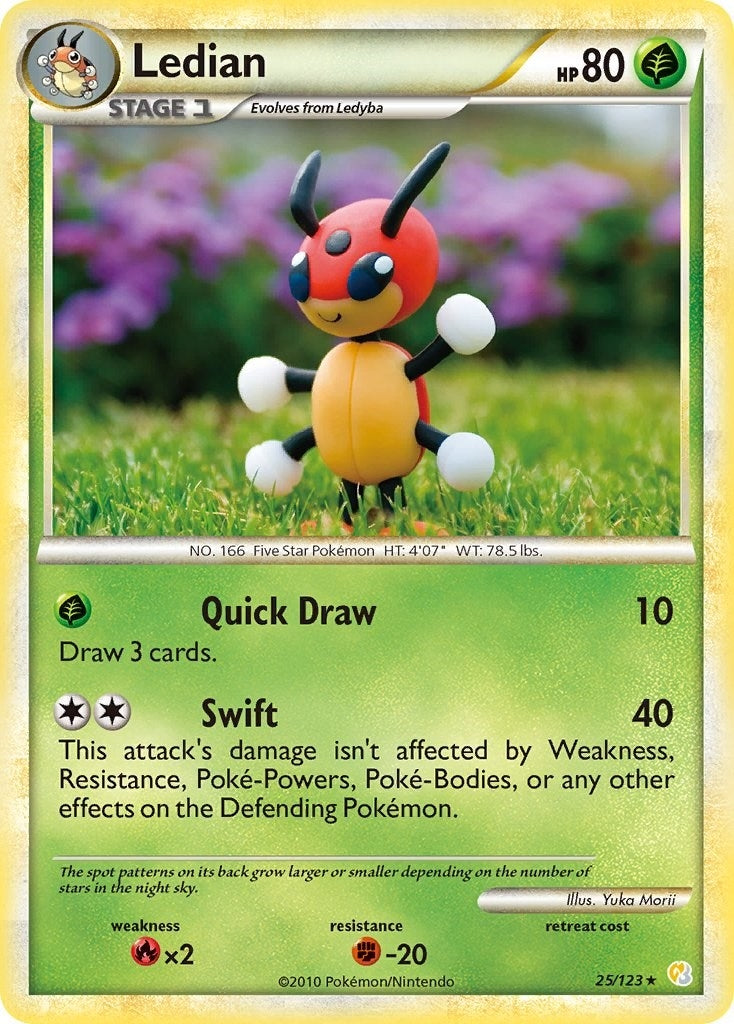 Image for Ledian (HeartGold SoulSilver) (25/123) - Pokemon