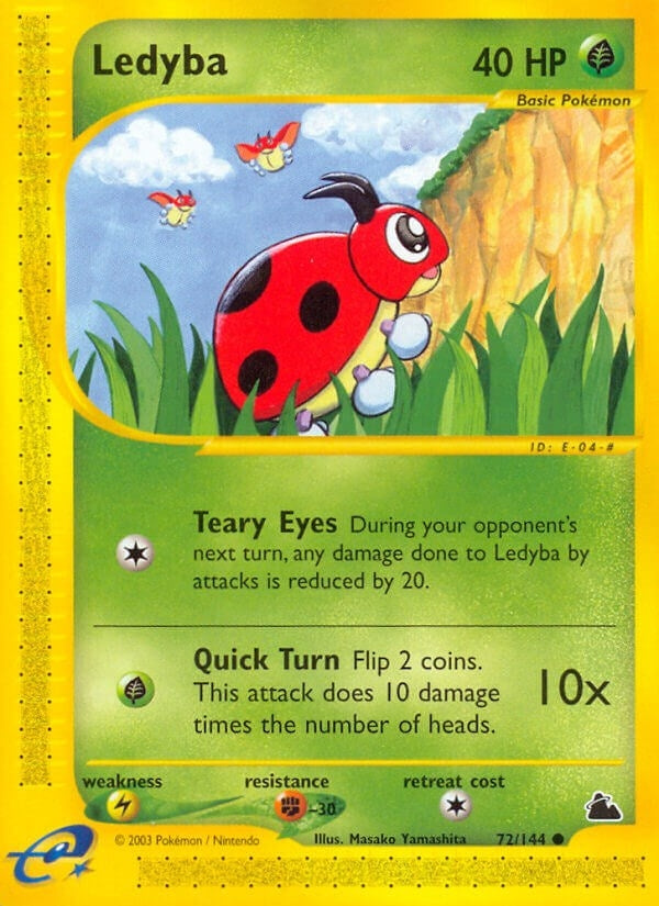 Image for Ledyba (72) (Skyridge) (072/144) - Pokemon