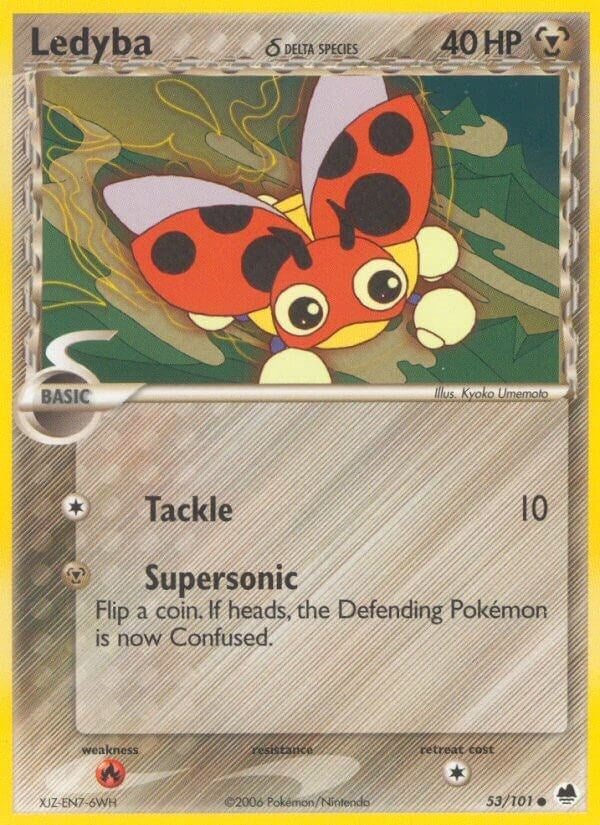Image for Ledyba (Delta Species) (Dragon Frontiers) (53/101) - Pokemon