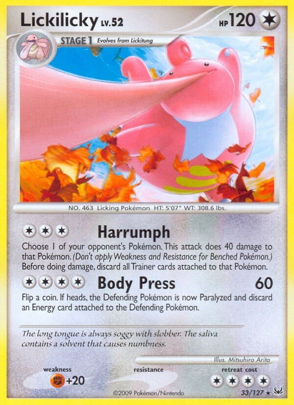 Image for Lickilicky (Platinum) (33/127) - Pokemon
