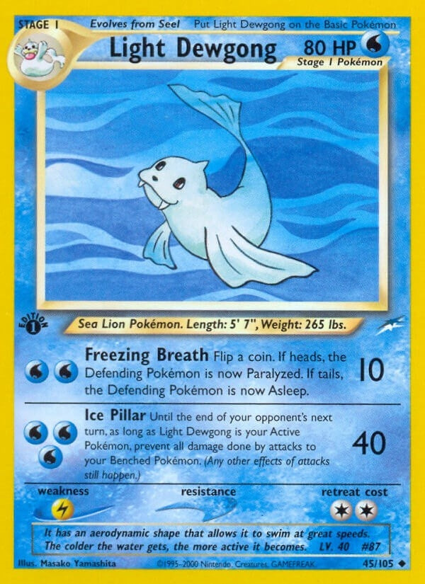 Image for Light Dewgong (Neo Destiny) (045/105) - Pokemon