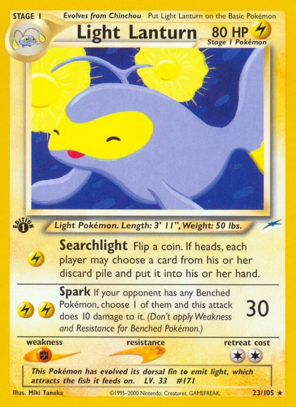 Image for Light Lanturn (Neo Destiny) (023/105) - Pokemon