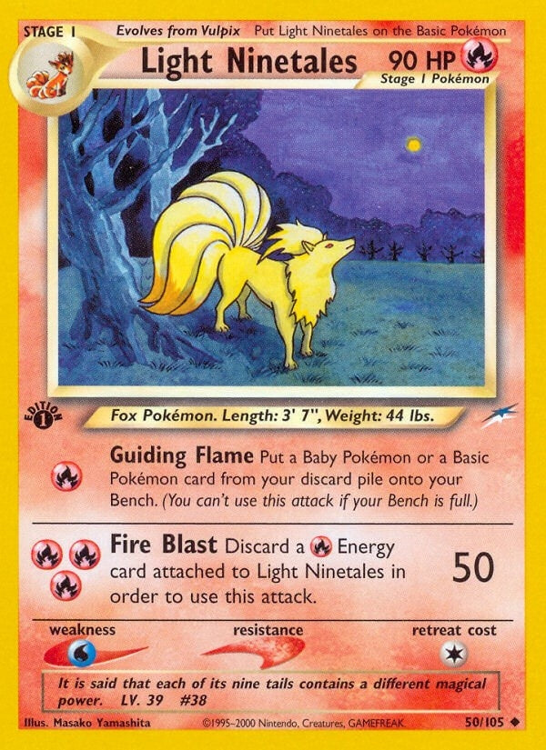 Image for Light Ninetales (Neo Destiny) (050/105) - Pokemon