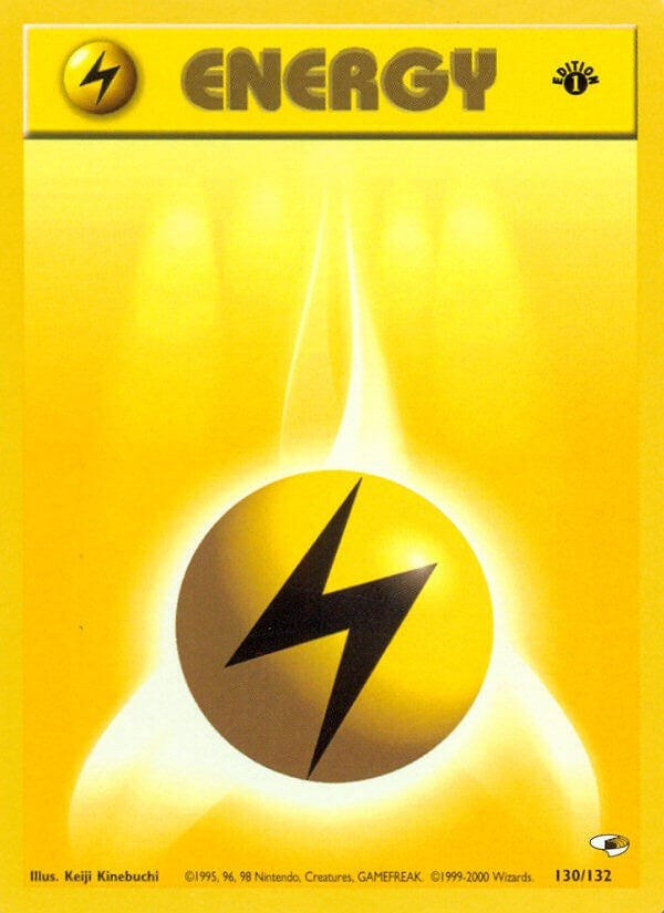 Image for Lightning Energy (Gym Heroes) (130/132) - Pokemon