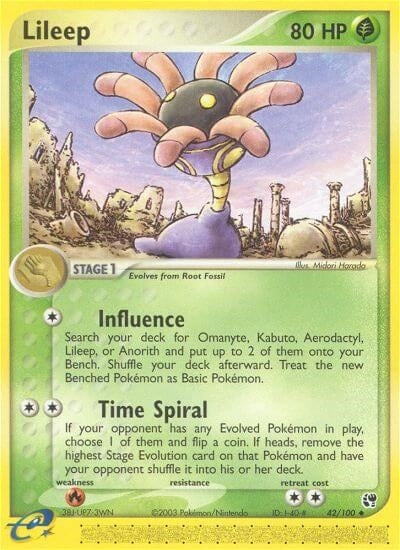 Image for Lileep (Sandstorm) (42/100) - Pokemon