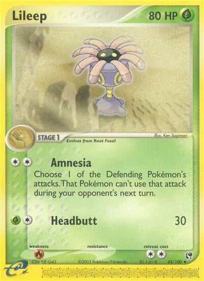 Image for Lileep (Sandstorm) (43/100) - Pokemon
