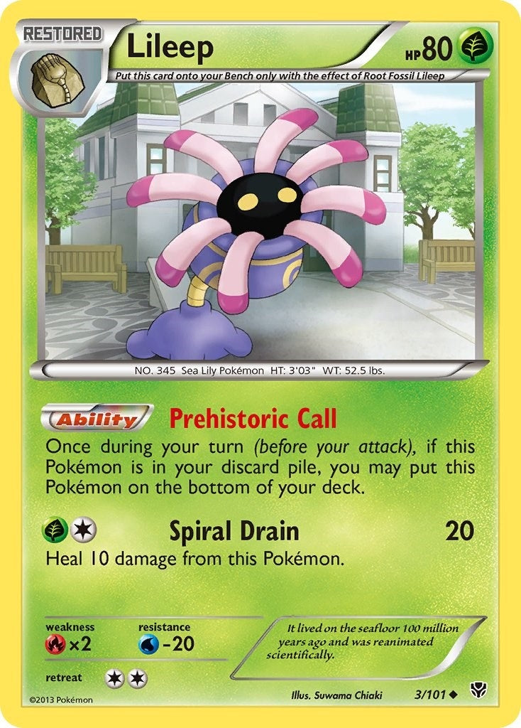 Image for Lileep (Plasma Blast) (3/101) - Pokemon
