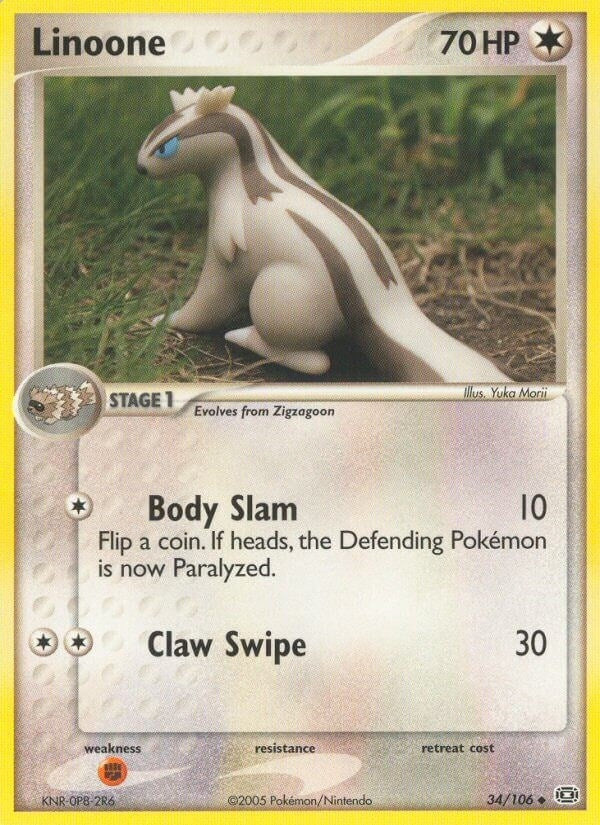 Image for Linoone (Emerald) (34/106) - Pokemon