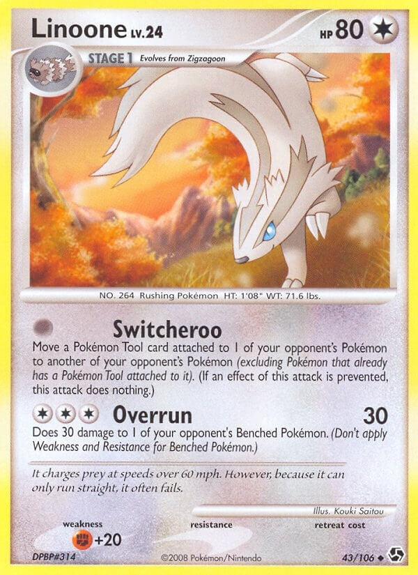 Image for Linoone (Great Encounters) (43/106) - Pokemon