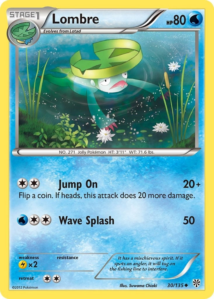 Image for Lombre (Plasma Storm) (30/135) - Pokemon
