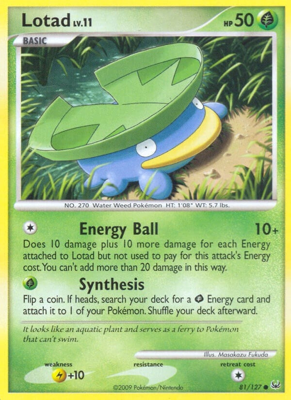 Image for Lotad (Platinum) (81/127) - Pokemon