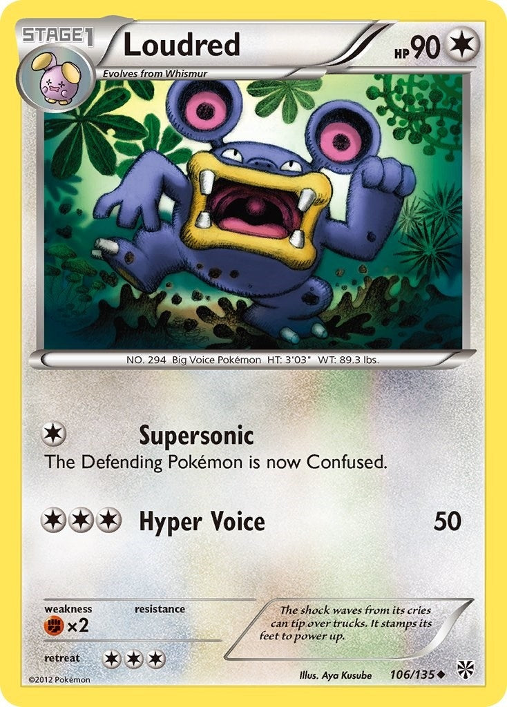 Image for Loudred (Plasma Storm) (106/135) - Pokemon