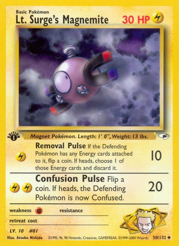 Image for Lt. Surge's Magnemite (50) (Gym Heroes) (050/132) - Pokemon