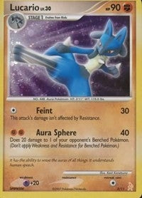 Image for Lucario (DP Trainer Kit: Manaphy & Lucario) (3/11) - Pokemon